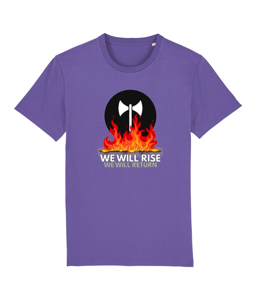Words for Lesbian T-shirt in Bright Blue