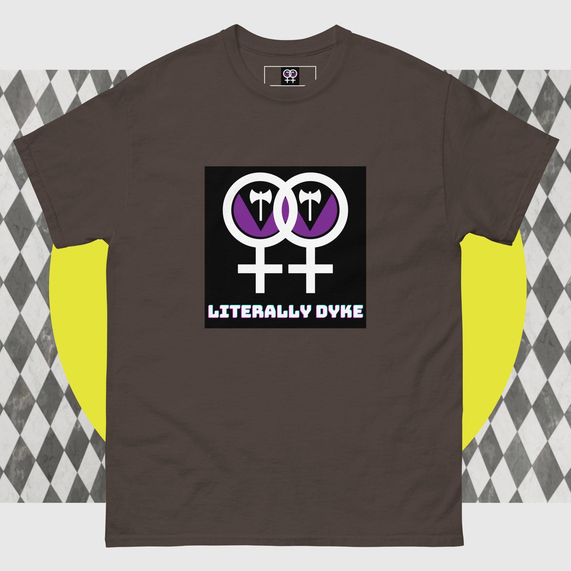 Literally Dyke – T-shirt - Image 8