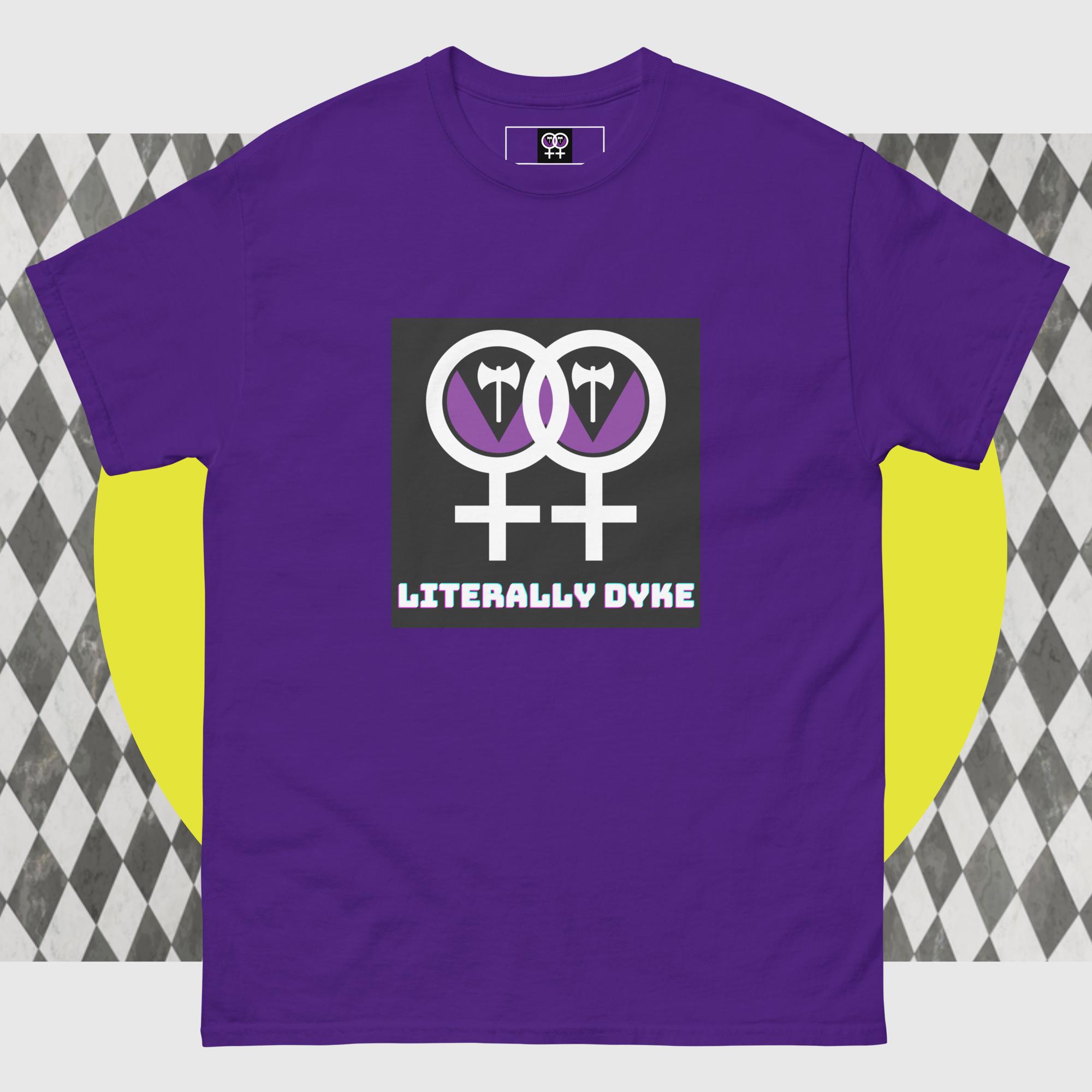 Literally Dyke – T-shirt - Image 2