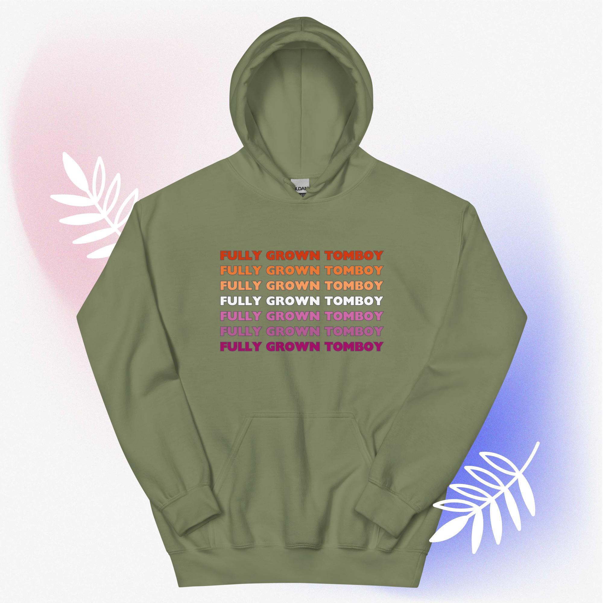 Fully Grown Tomboy – Hoodie - Image 3
